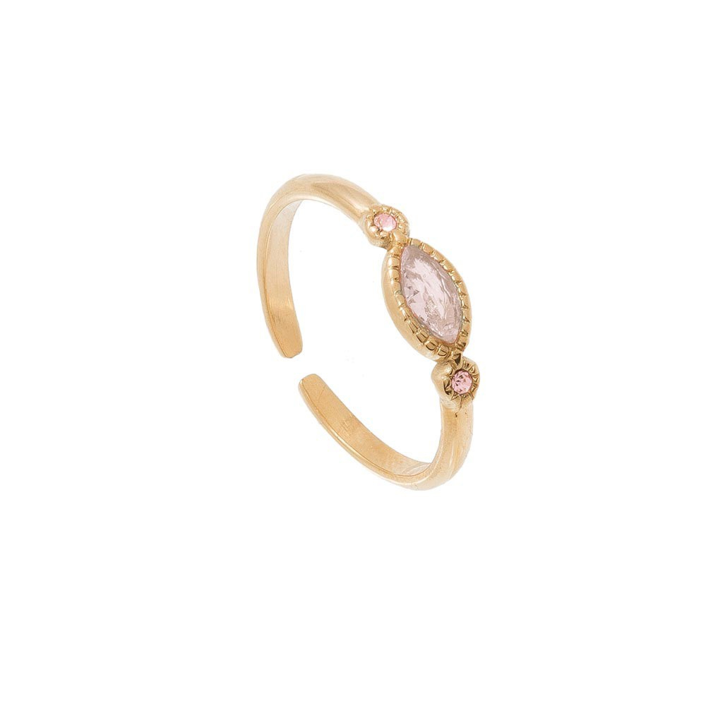 Bague fine outlet or rose