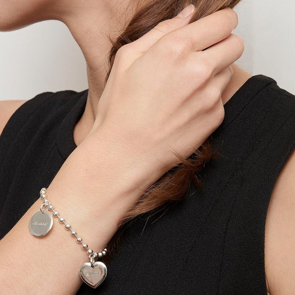 Bracelet personnalisé pour Femme, breloques à graver