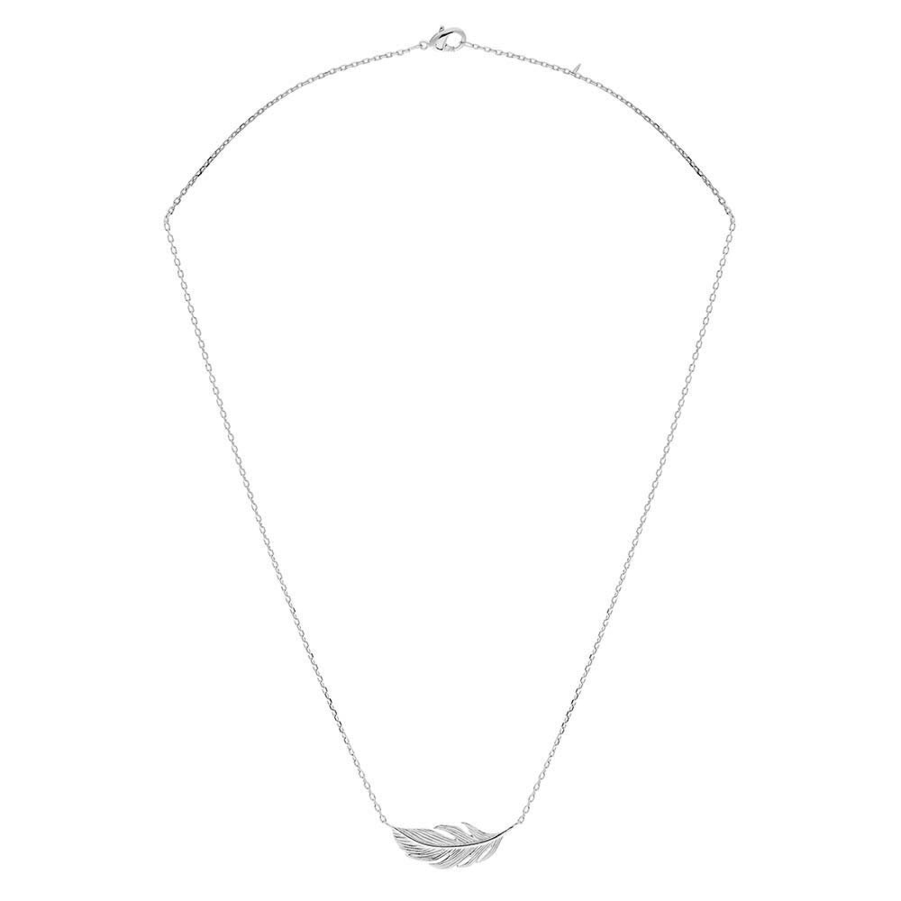 Collier Vaiana plumes et argent ⋆ DécoPlumes.com